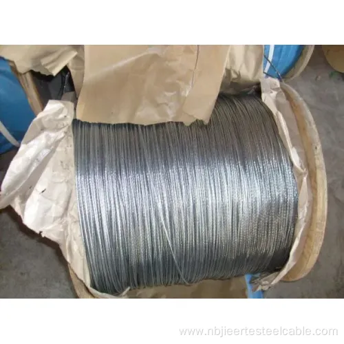 Galvanized Steel Wire Rope 1X7 with High Quality